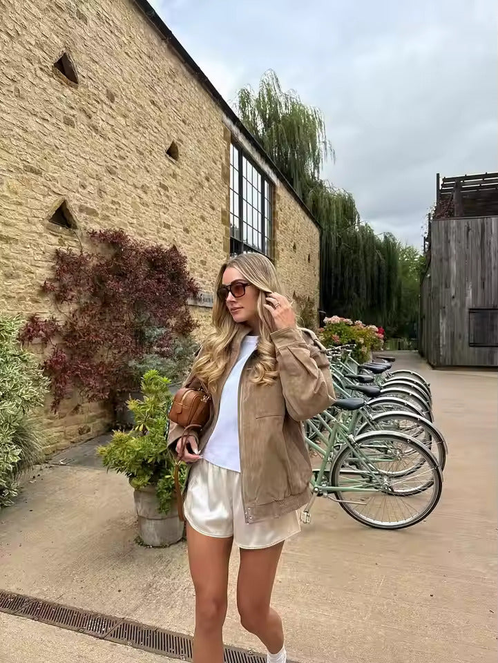 Luna | Oversized Utility Jacket for Ladies - ginlerie 7