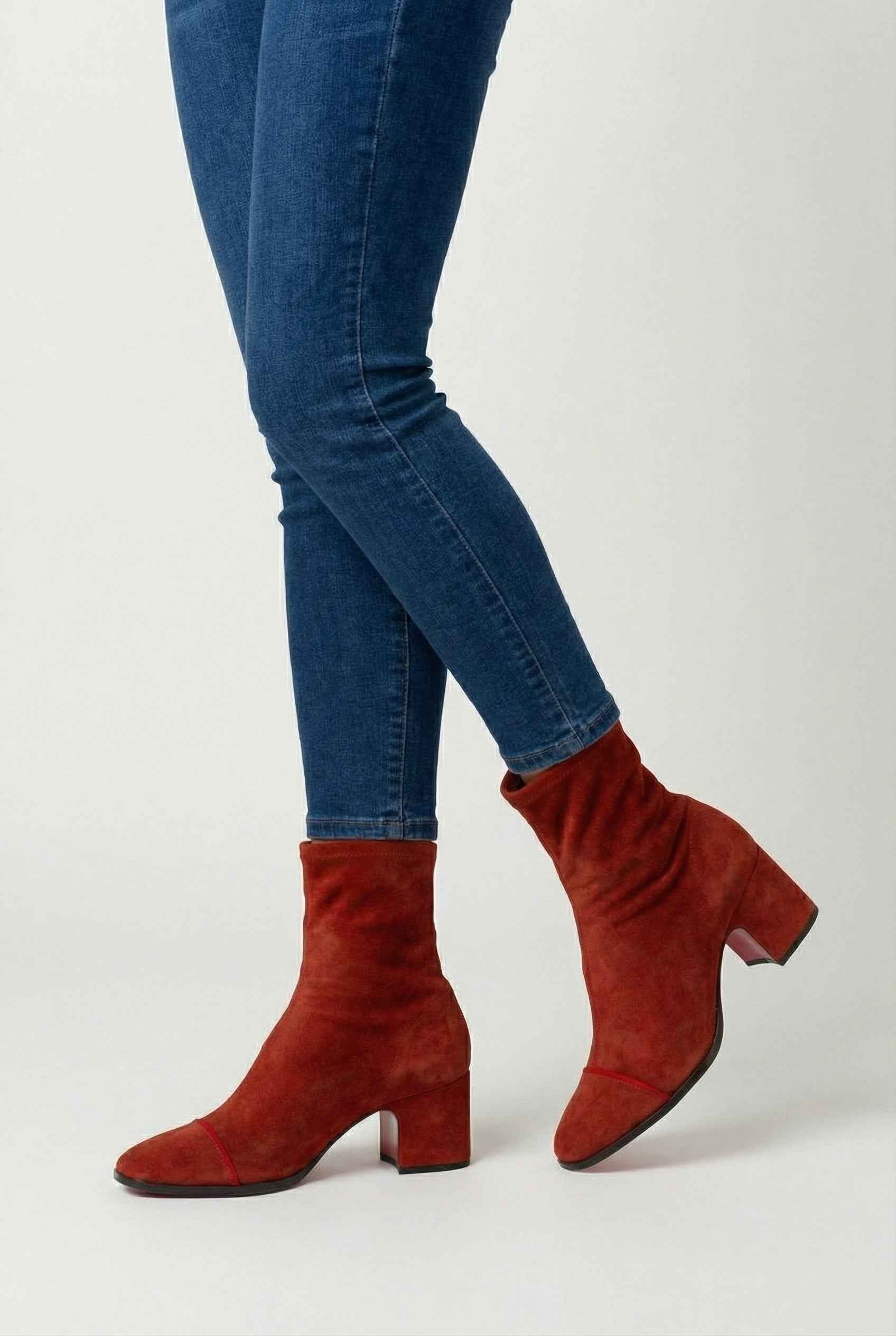 Luna | Retro Mid Calf Boots for Women - ginlerie 3