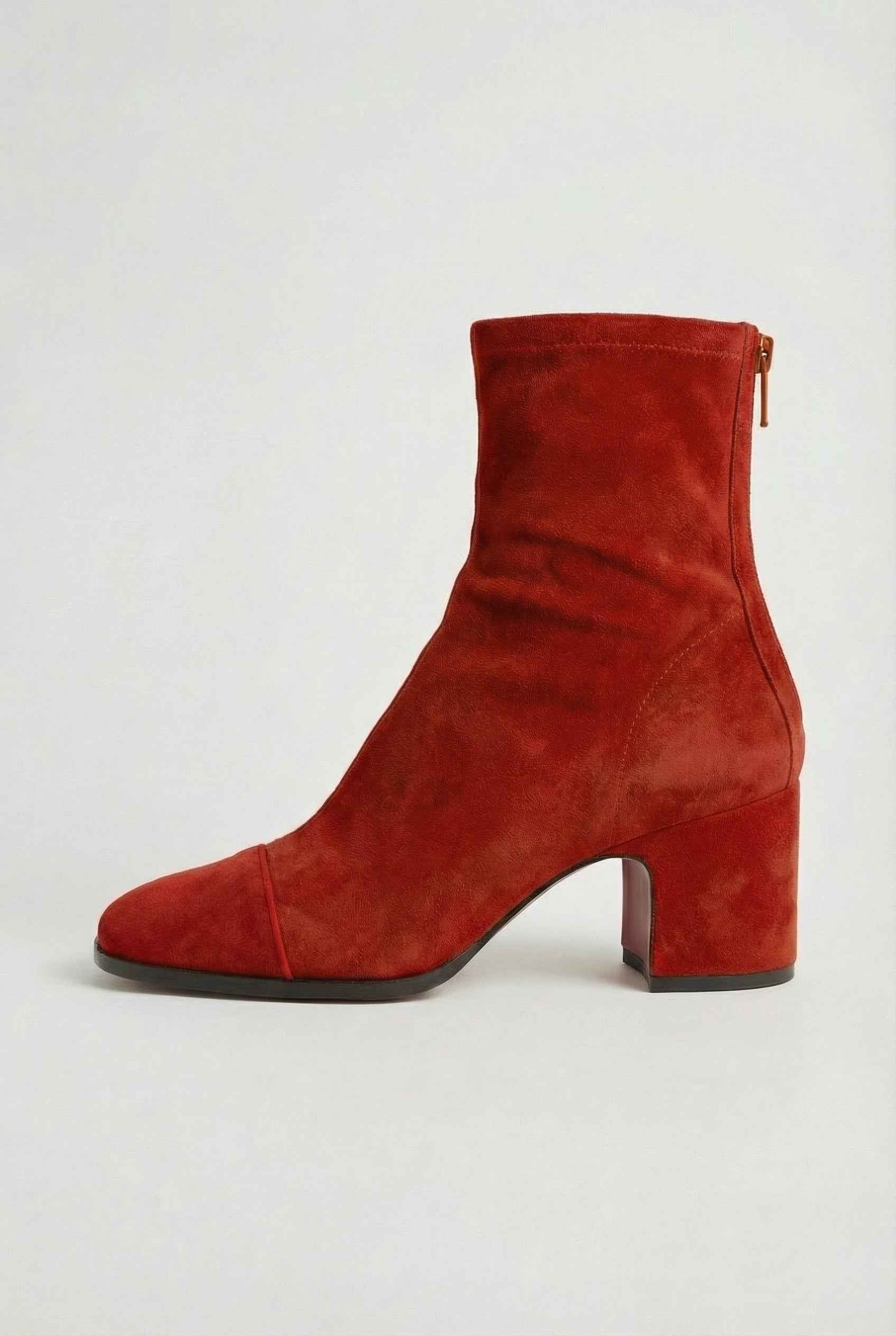 Luna | Retro Mid Calf Boots for Women - ginlerie 4