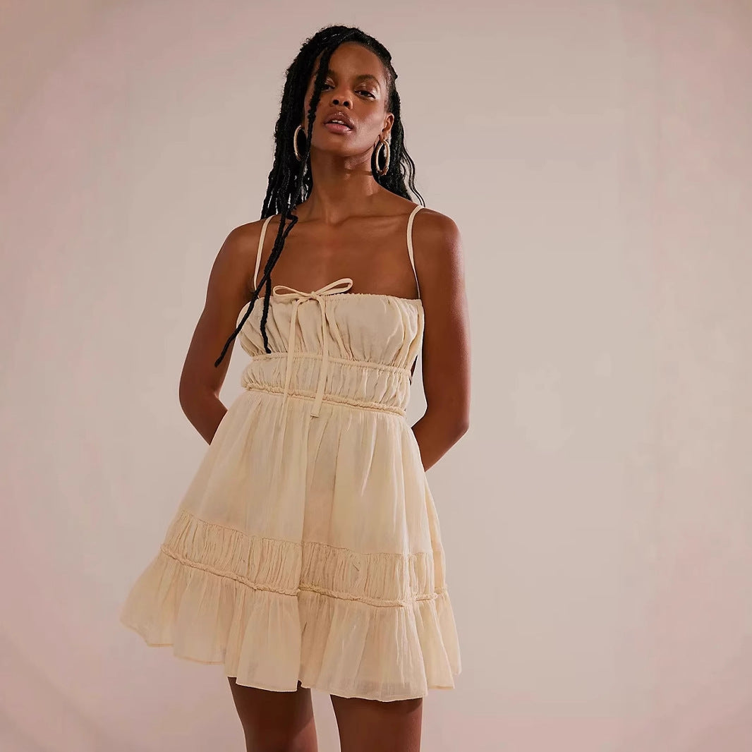 Luna | Smocked Bust Mini Dress - ginlerie 1