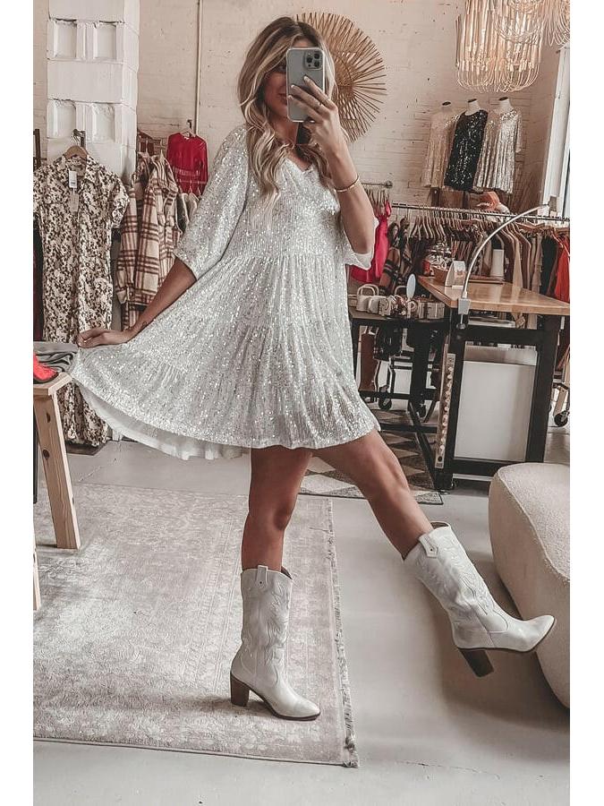 Luna | Sparkling Mini Dress - ginlerie 0