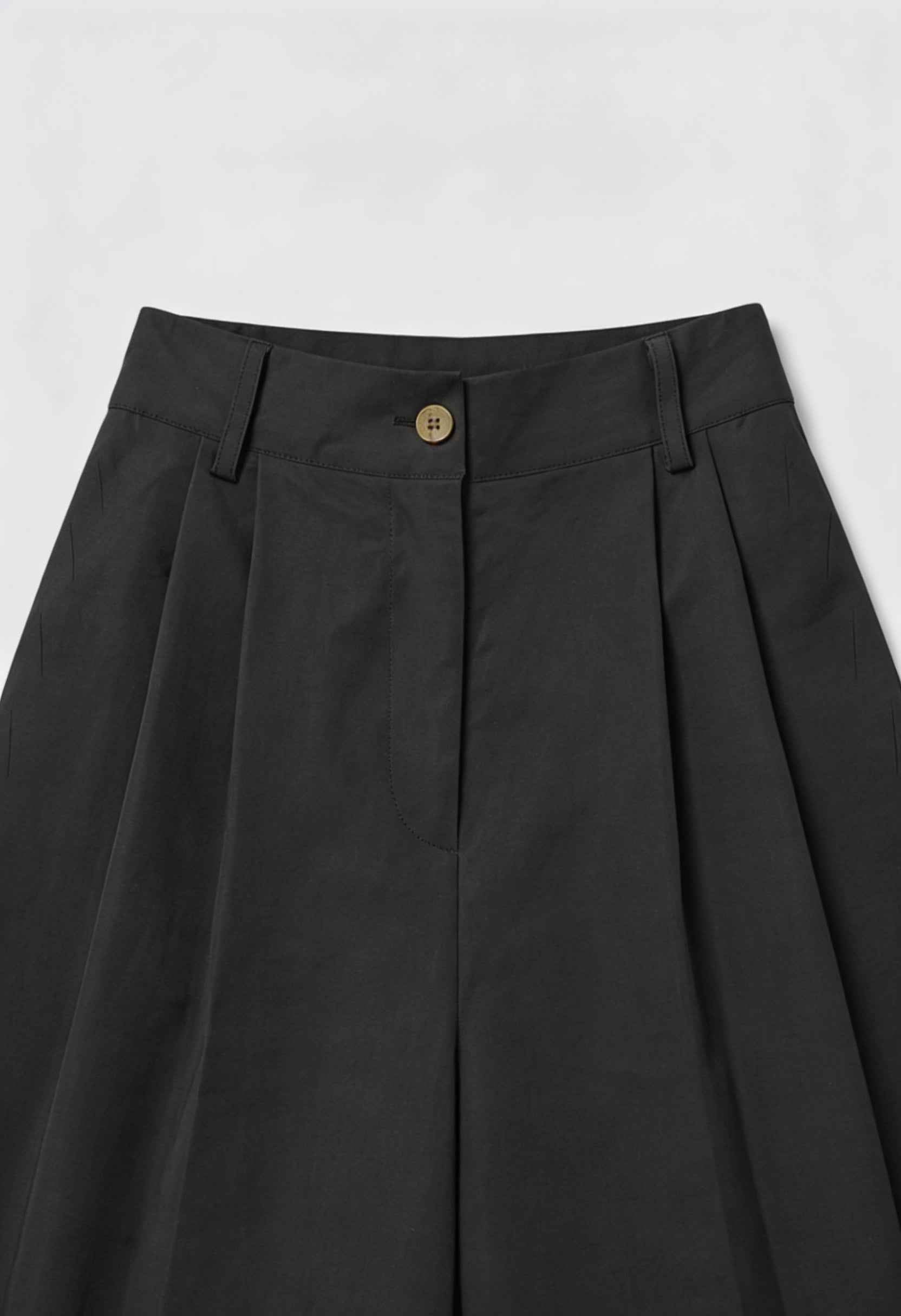 Luna | Tailored Black Palazzo Pants - ginlerie 4