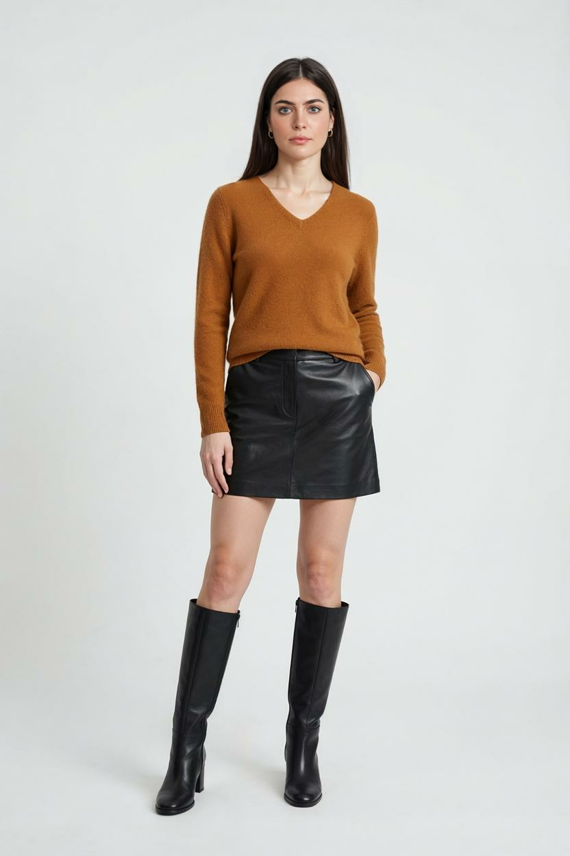 Luna | V-Neck Sweater - ginlerie 2