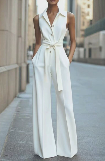 Luna | Wide-Leg Jumpsuit - ginlerie 5