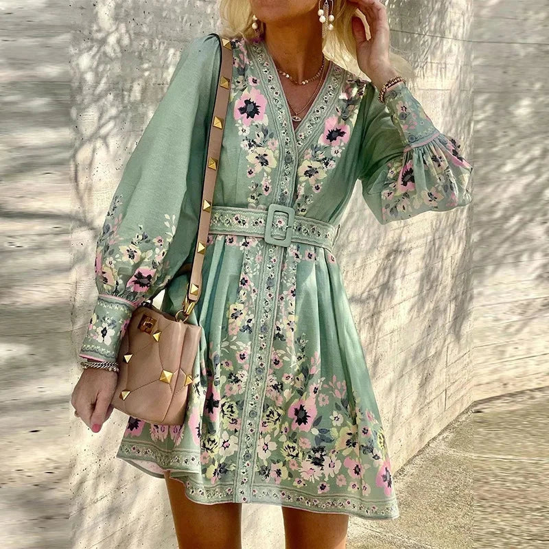 Lyra | A-Line Mini Dress - ginlerie 2