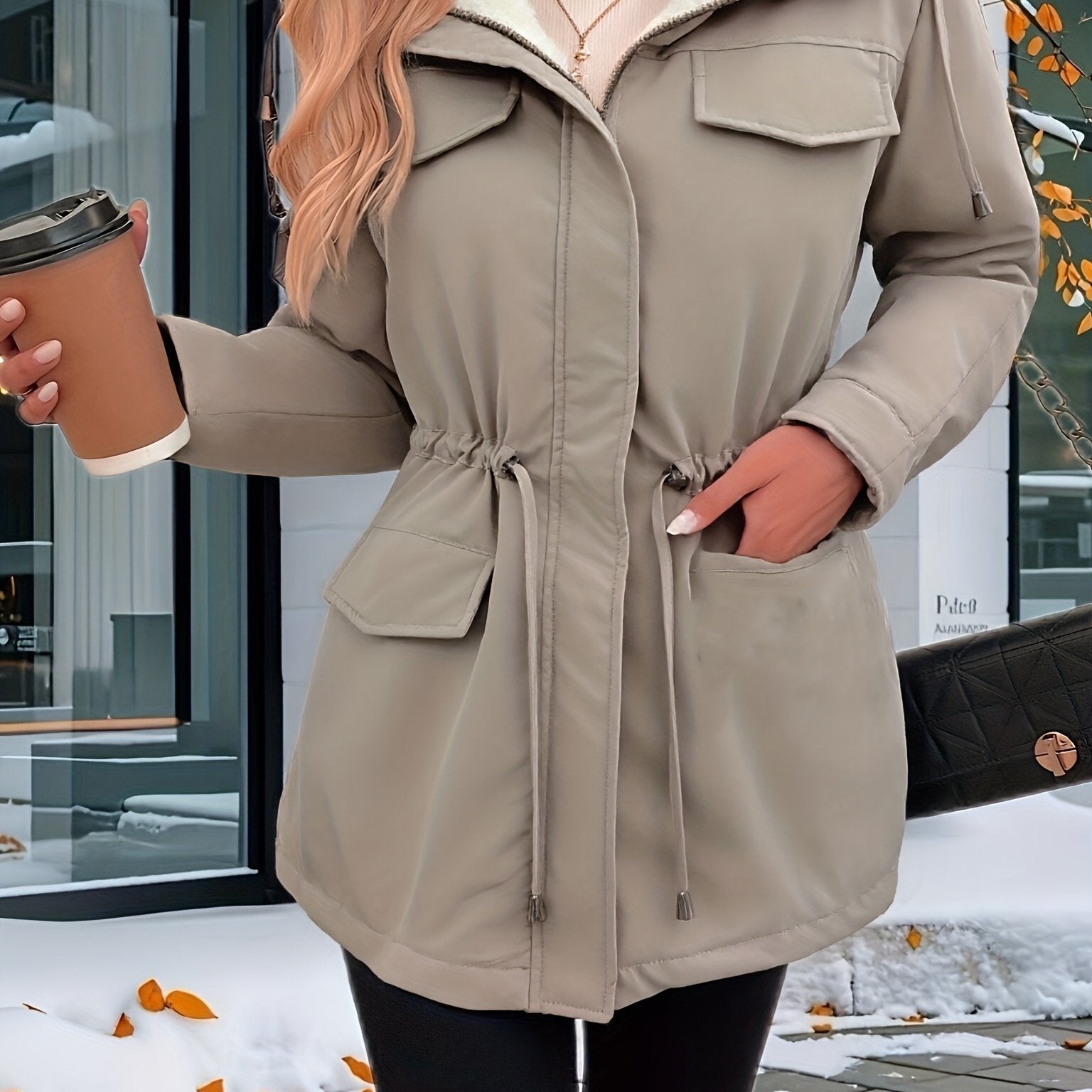 Maisie | Cozy Sherpa-Lined Parka Jacket - ginlerie 12