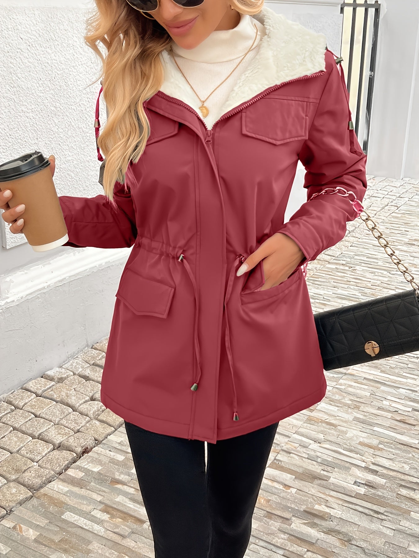 Maisie | Cozy Sherpa-Lined Parka Jacket - ginlerie 2