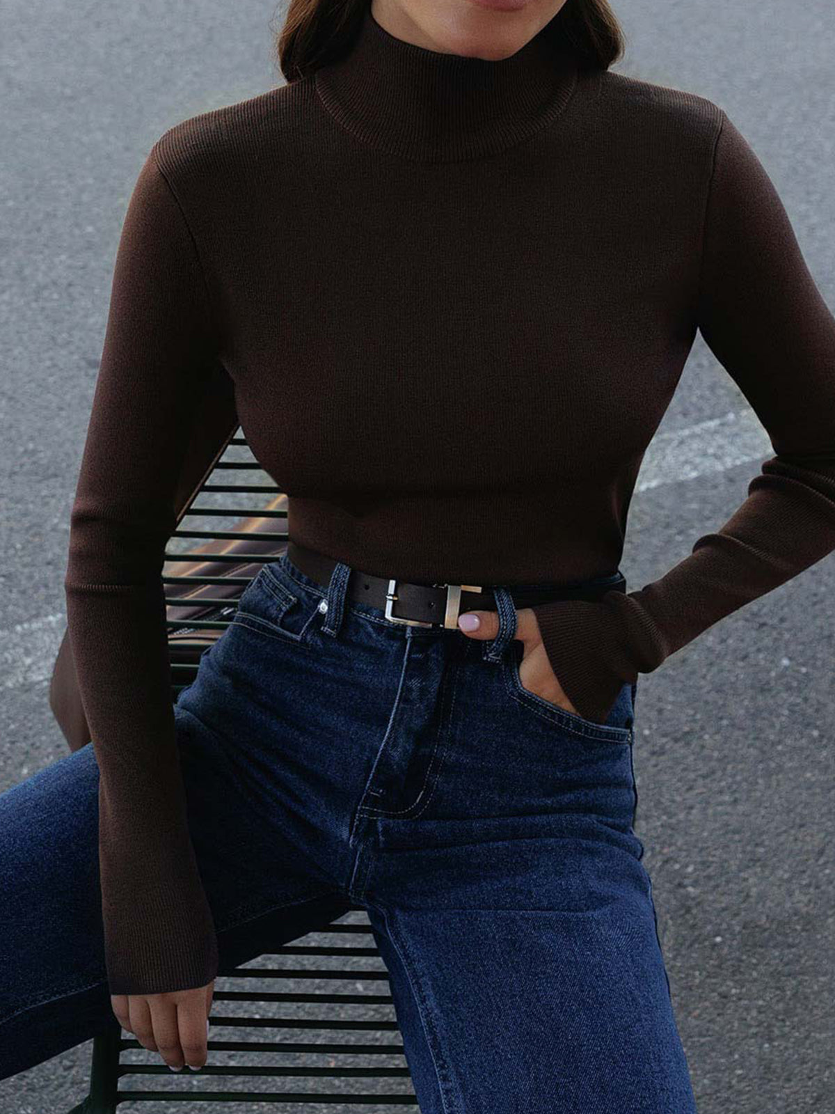 Maisie | Mock Neck Top - ginlerie 8
