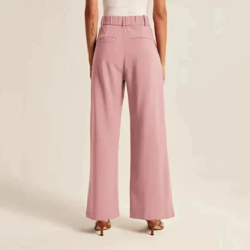 Marieke | High-Waisted Wide-Leg Trousers - ginlerie 2