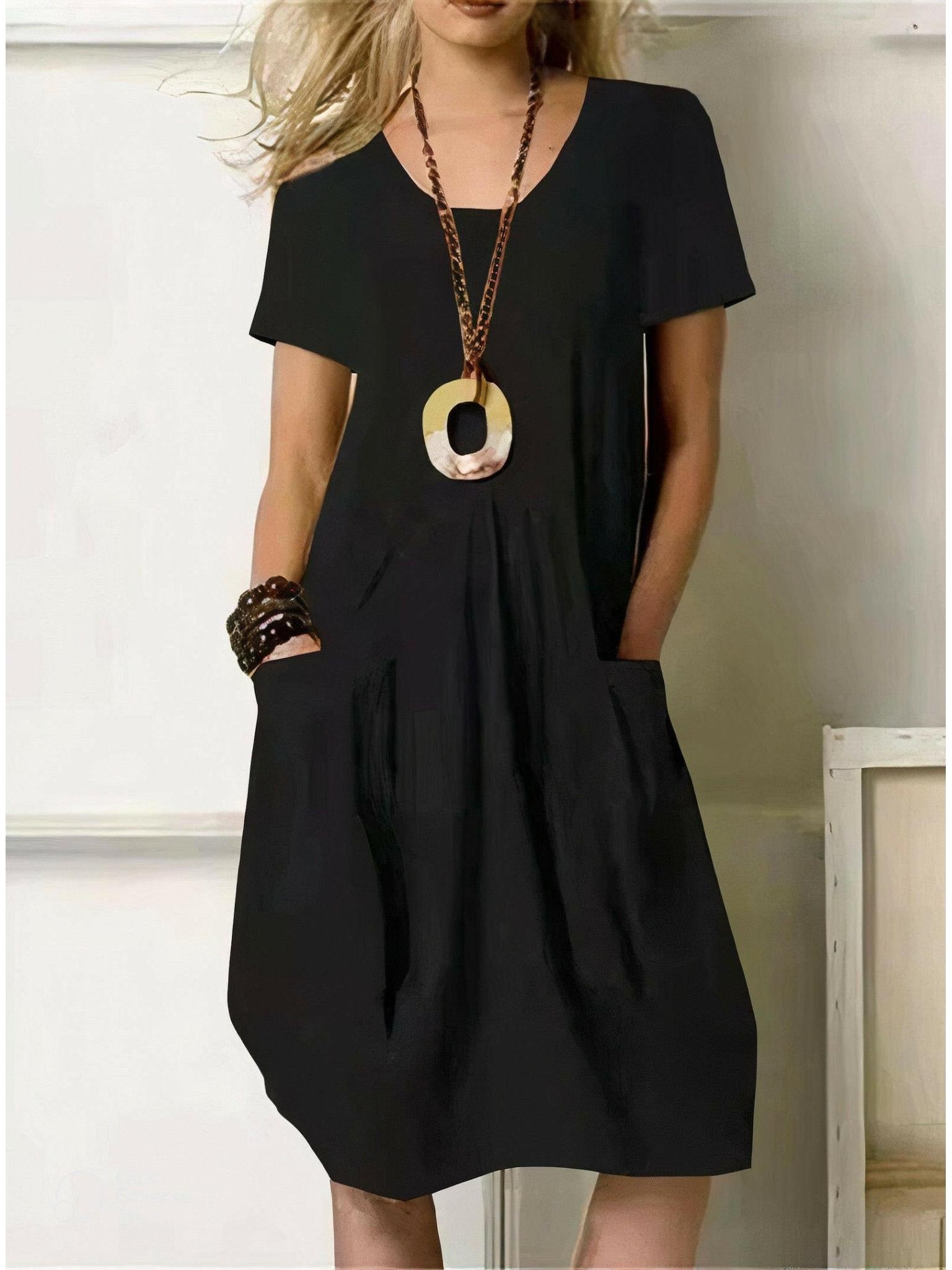 Maya | A-Line Casual Dress - ginlerie 3