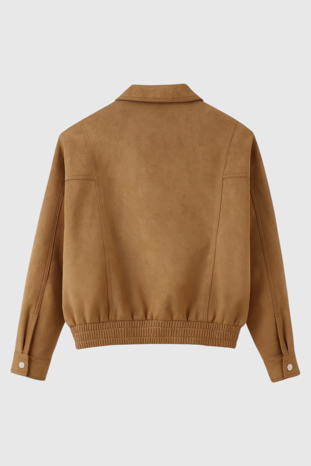 Maya | Brown Bomber Jacket - ginlerie 3