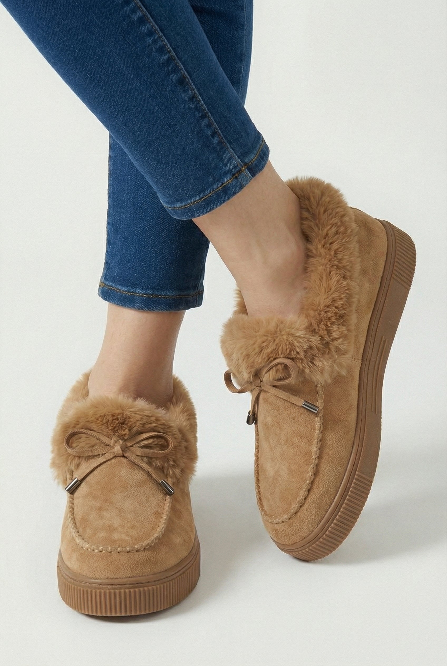 Maya | Cozy Light Brown Snow Boots - ginlerie 2