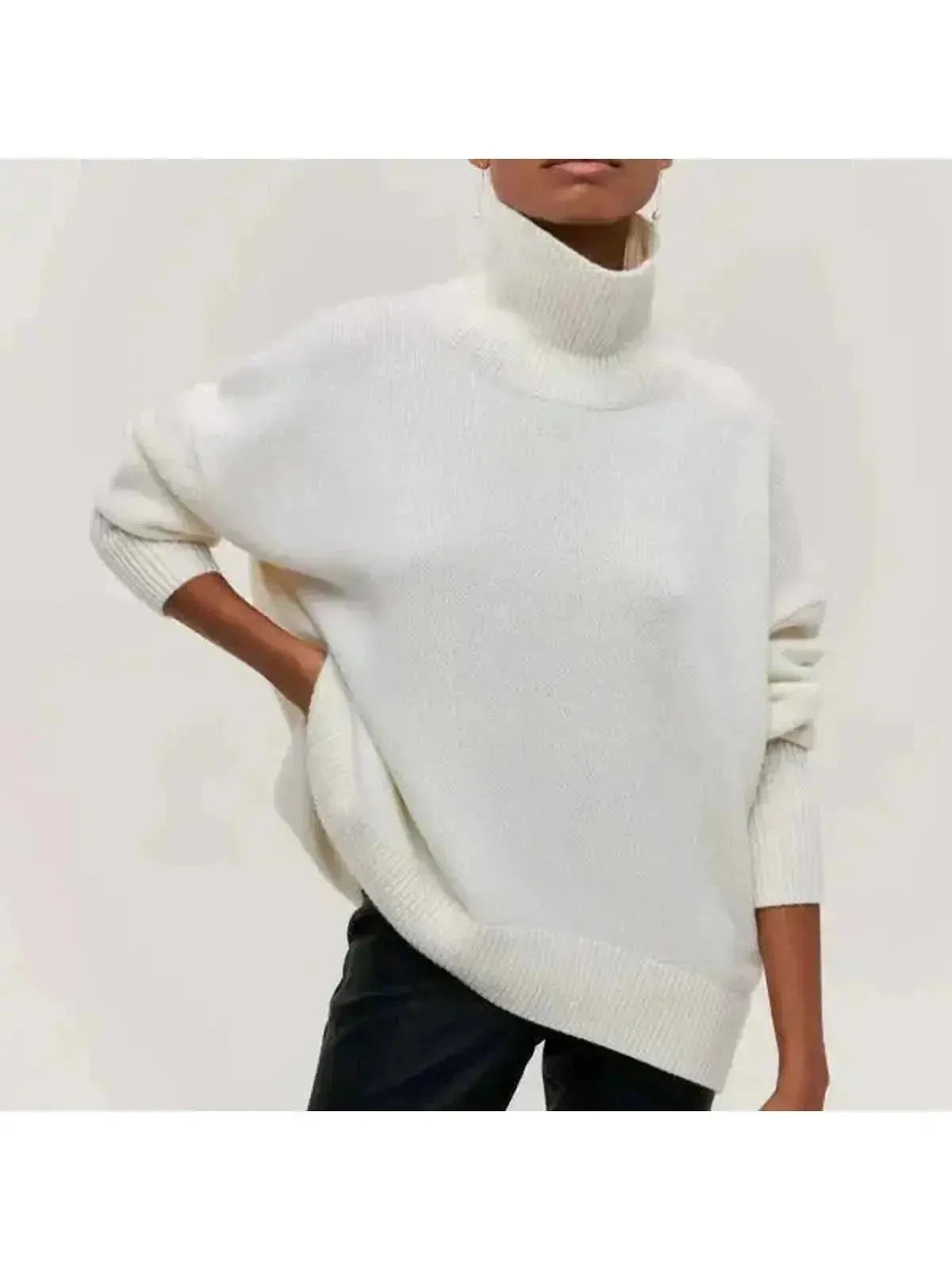 Maya | Cozy Turtleneck Sweater - ginlerie 2