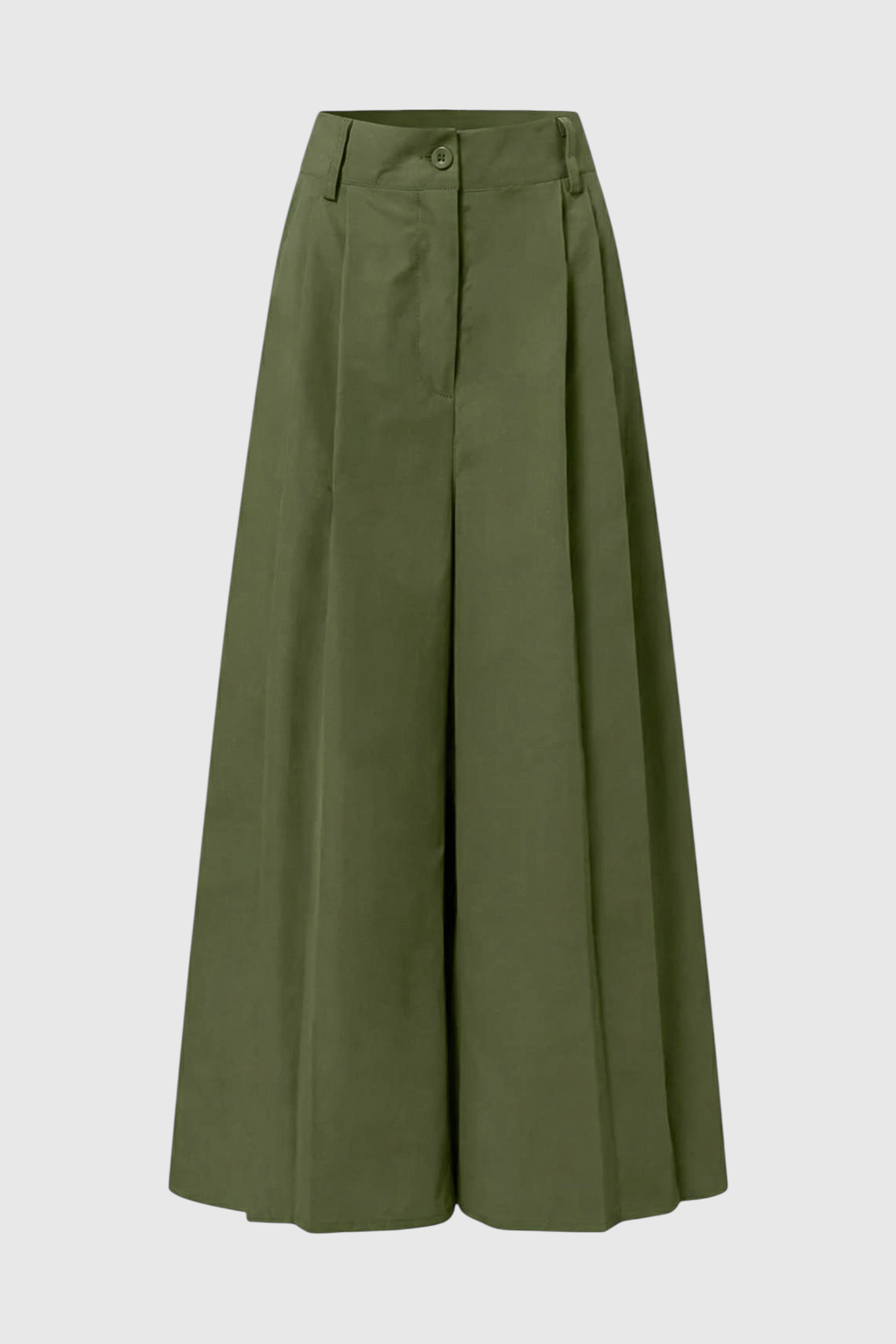 Maya | Elegant Green Palazzo Pants - ginlerie 0