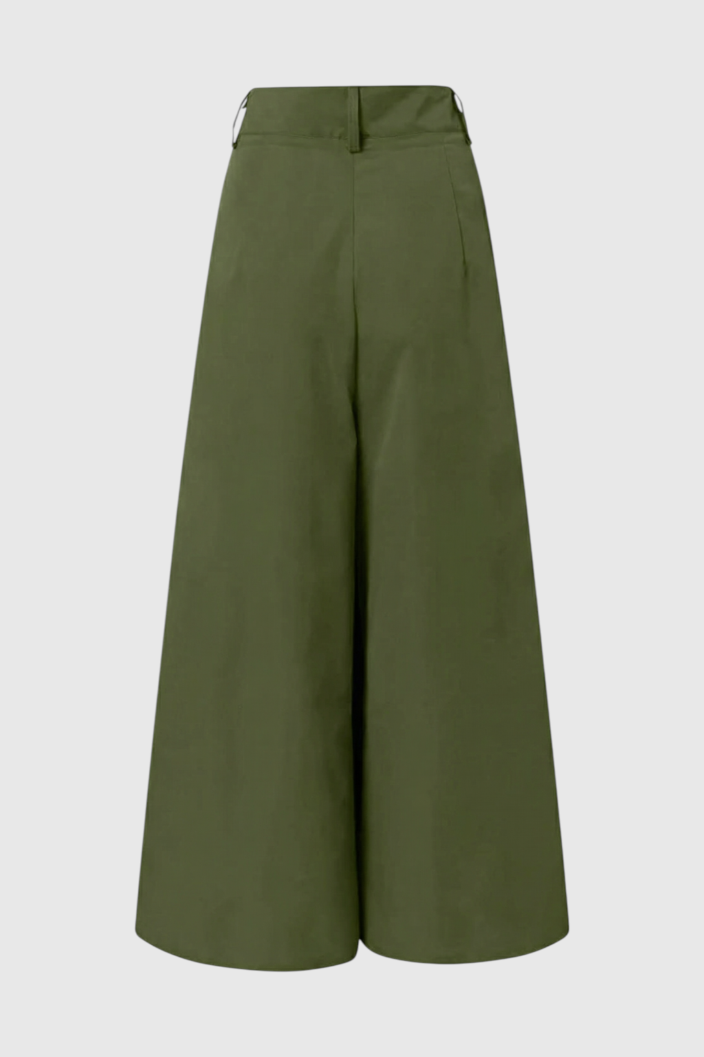 Maya | Elegant Green Palazzo Pants - ginlerie 3