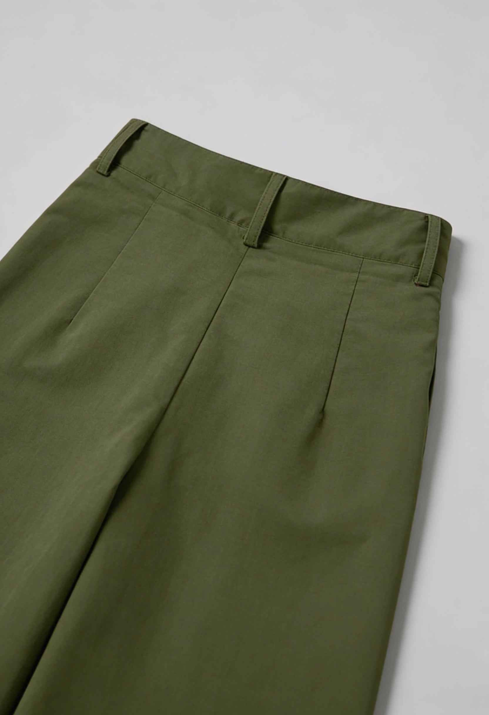 Maya | Elegant Green Palazzo Pants - ginlerie 6