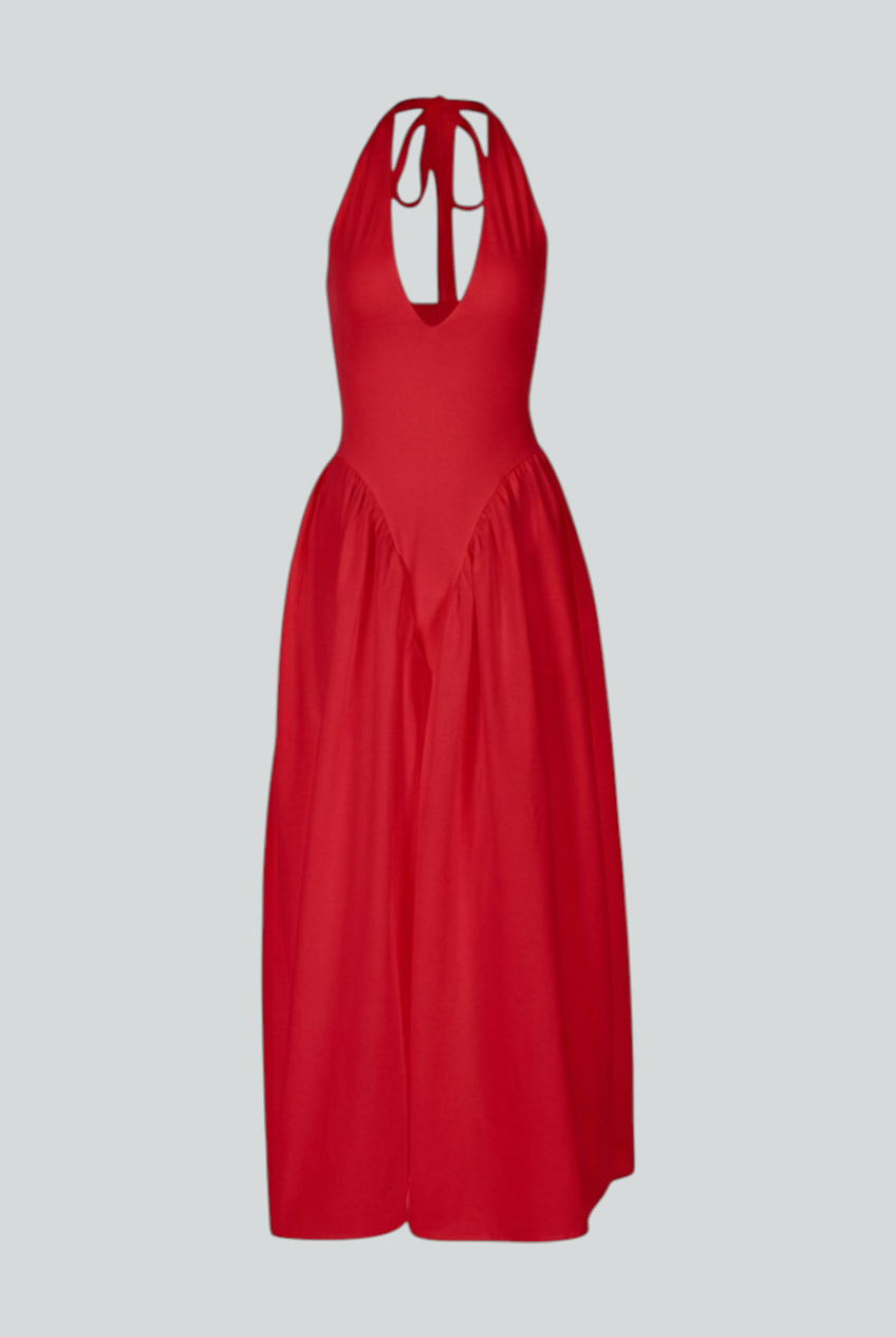 Maya | Elegant Midi Cocktail Dress - ginlerie 0