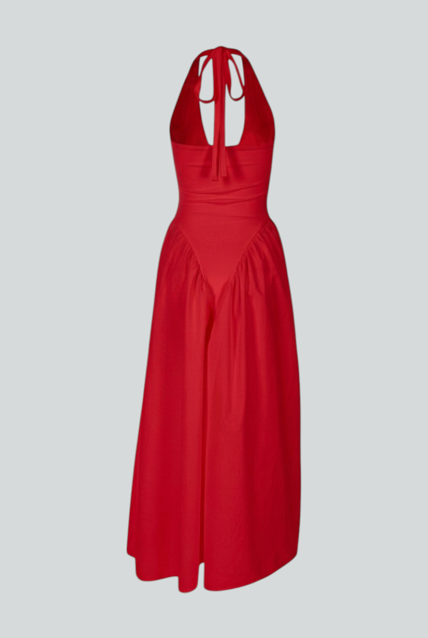 Maya | Elegant Midi Cocktail Dress - ginlerie 5