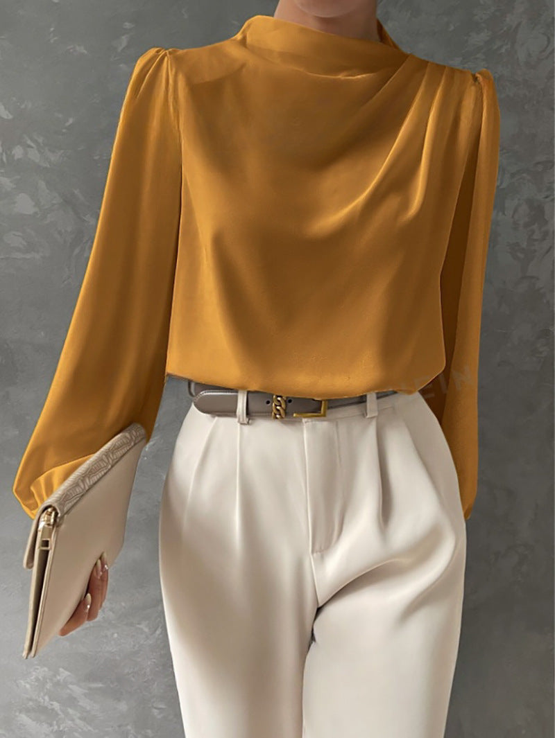 Maya | Elegant Relaxed Fit Blouse - ginlerie 1