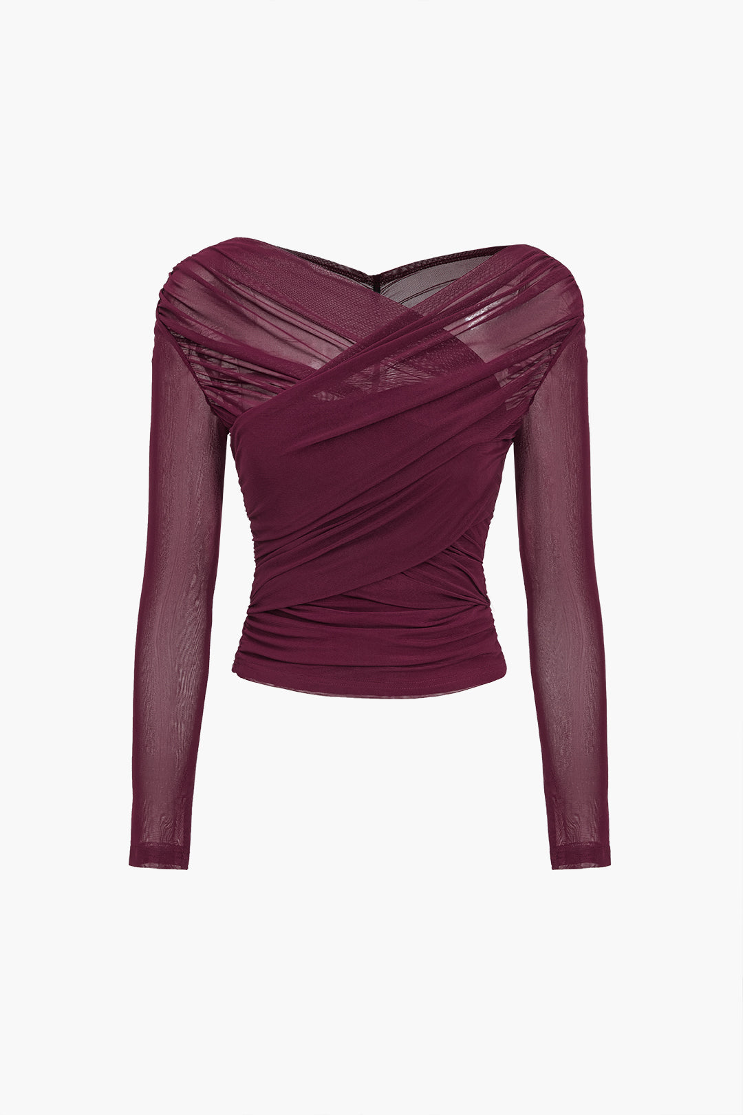 Maya | Elegant Ruched Going Out Top - ginlerie 0