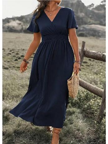 Maya | Elegant Summer Dress for Wedding Guests - ginlerie 2
