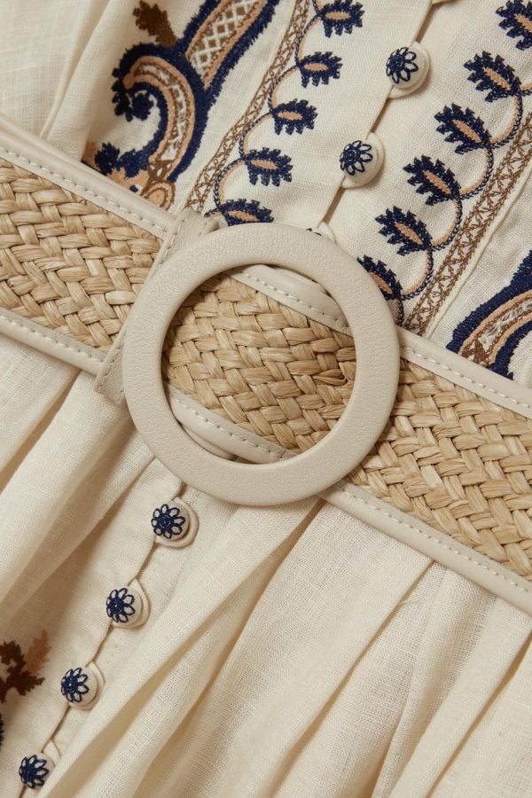 Maya | Embroidered Boho Summer Dress - ginlerie 2