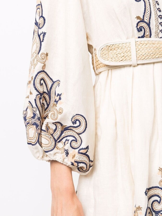 Maya | Embroidered Boho Summer Dress - ginlerie 3