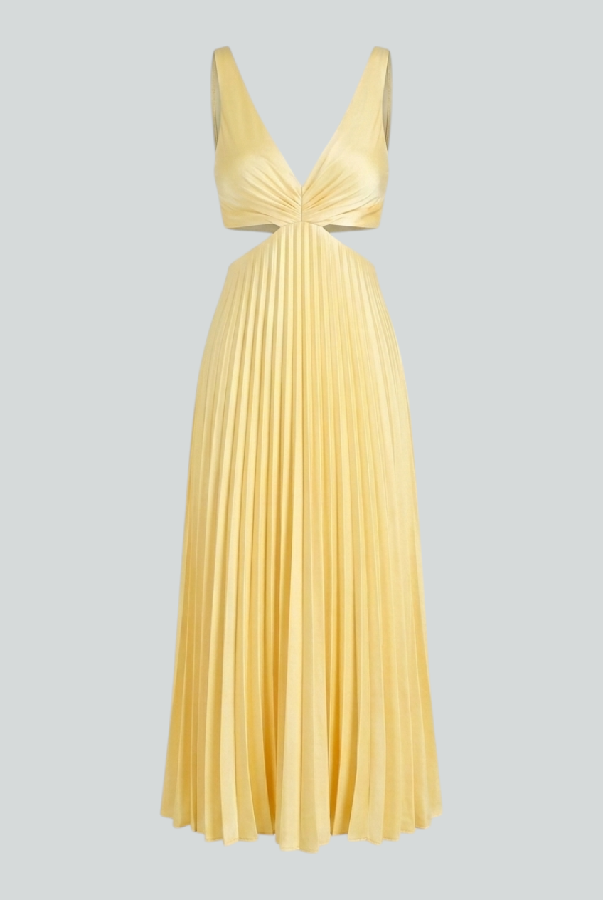 Maya | Flowing Pleated Summer Dress - ginlerie 0