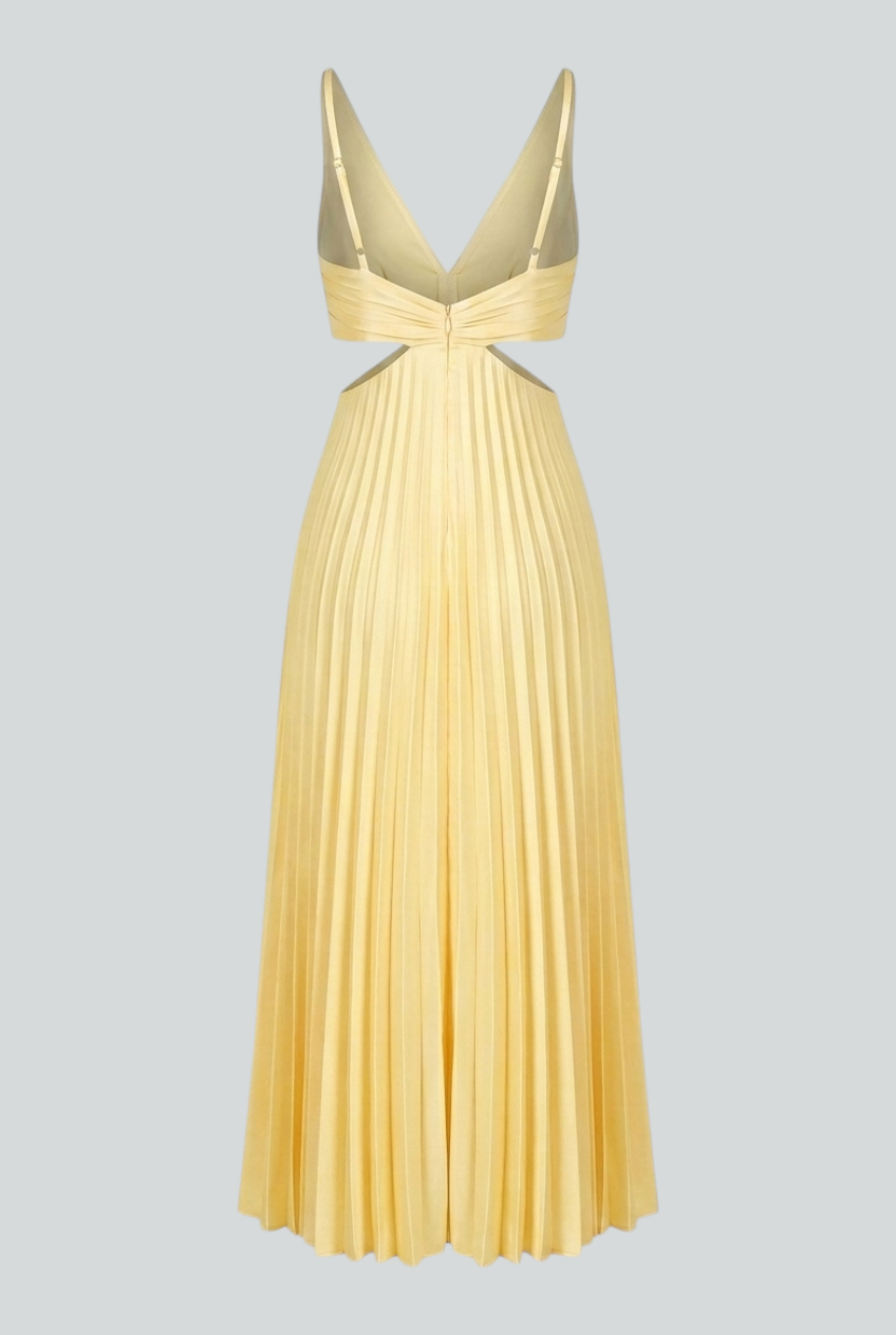 Maya | Flowing Pleated Summer Dress - ginlerie 6