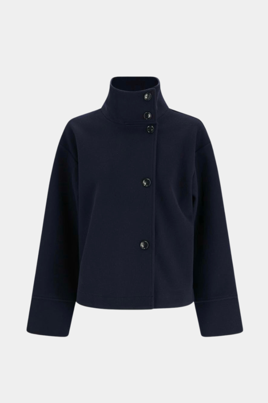 Maya | High-Neck Structured Jacket - ginlerie 8