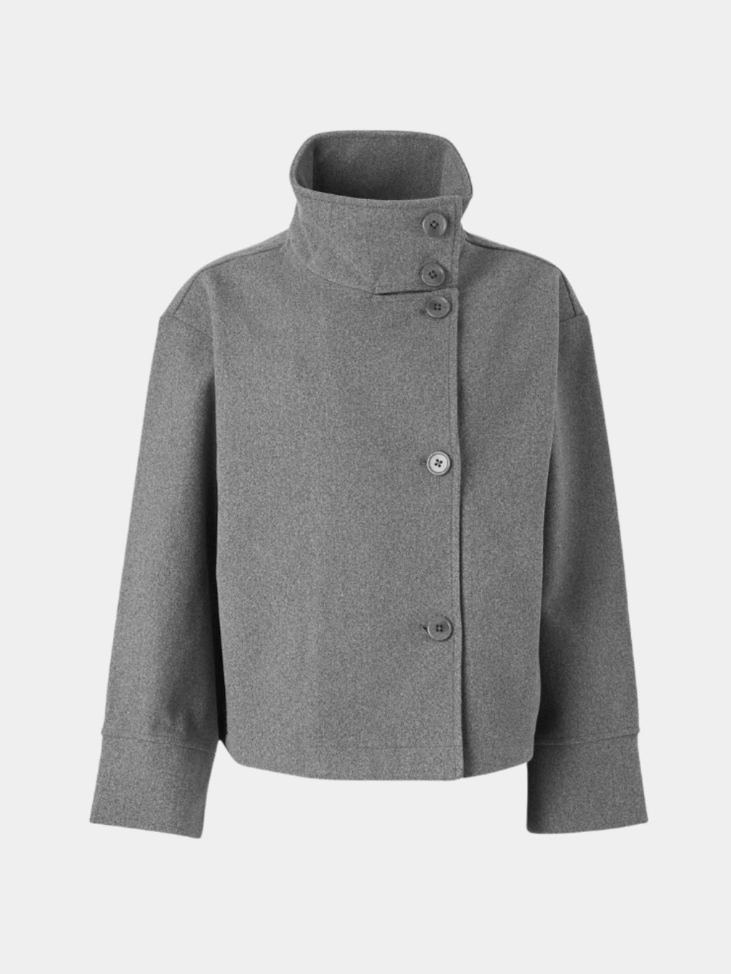 Maya | High-Neck Structured Jacket - ginlerie 9