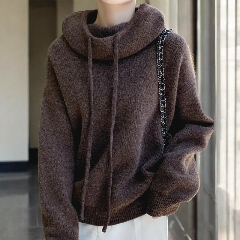 Maya | Merino Wool Hoodie - ginlerie 8