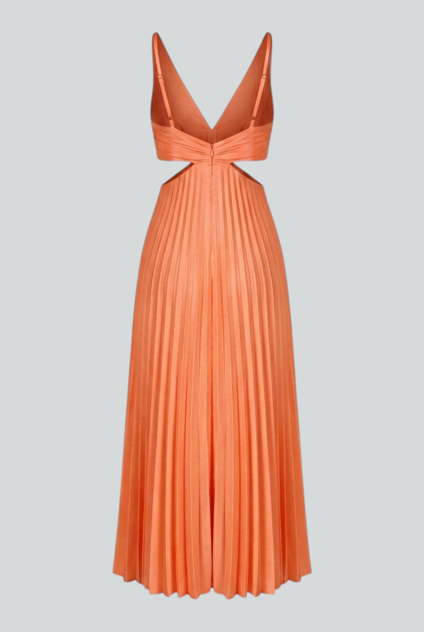 Maya | Pleated Summer Dress - ginlerie 5