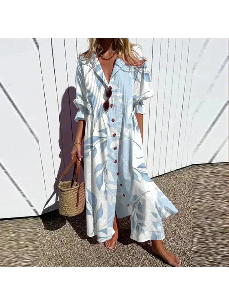 Maya | Vibrant Bloom Dress - ginlerie 4