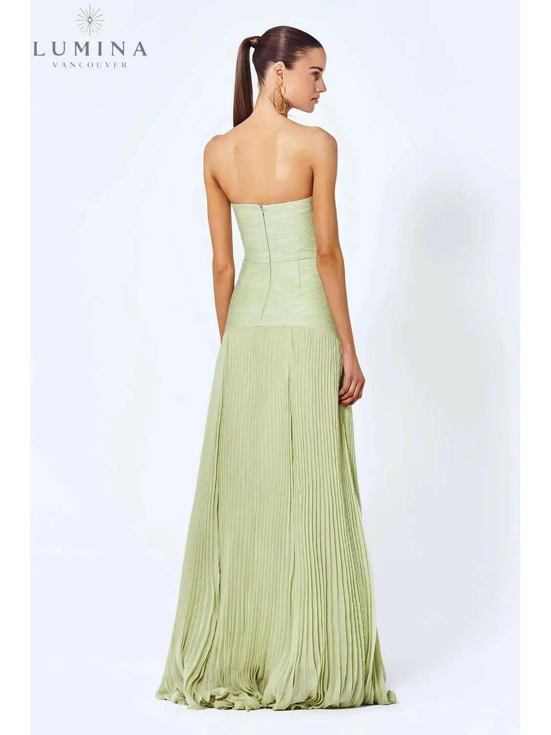 Morgane - Sleeveless Drop-Waist Maxi Dress - ginlerie