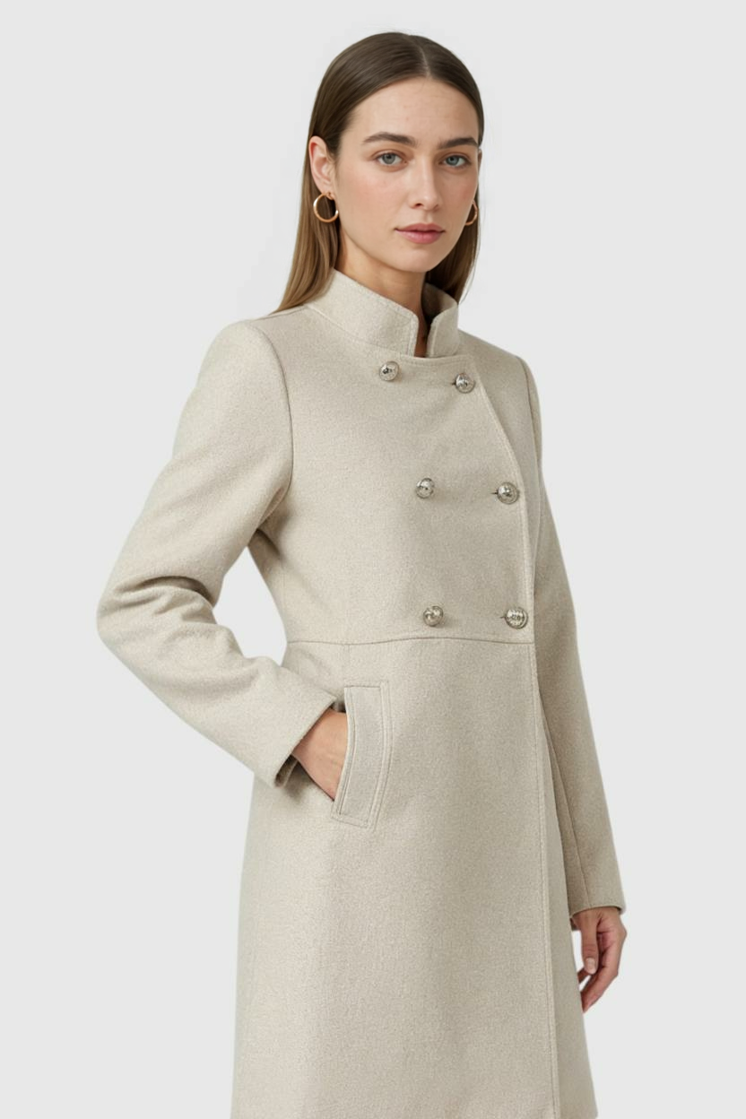 Nadia | Double-Breasted Winter Coat - ginlerie 1