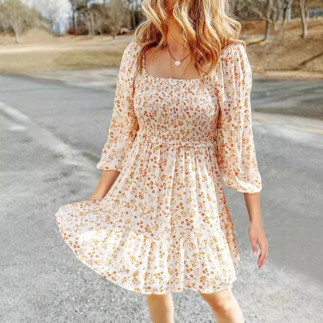 Nina | A-Line Summer Dress - ginlerie 1