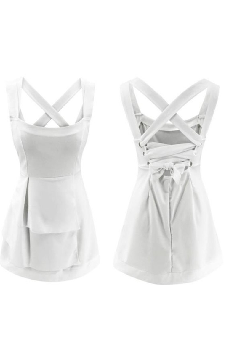 Nina | Asymmetrical Layered Mini Dress - ginlerie 2