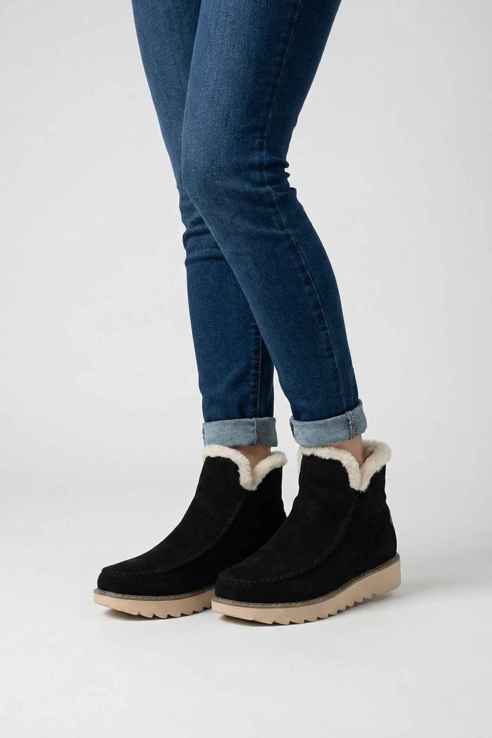 Nina | Black Ankle Boots - ginlerie 1