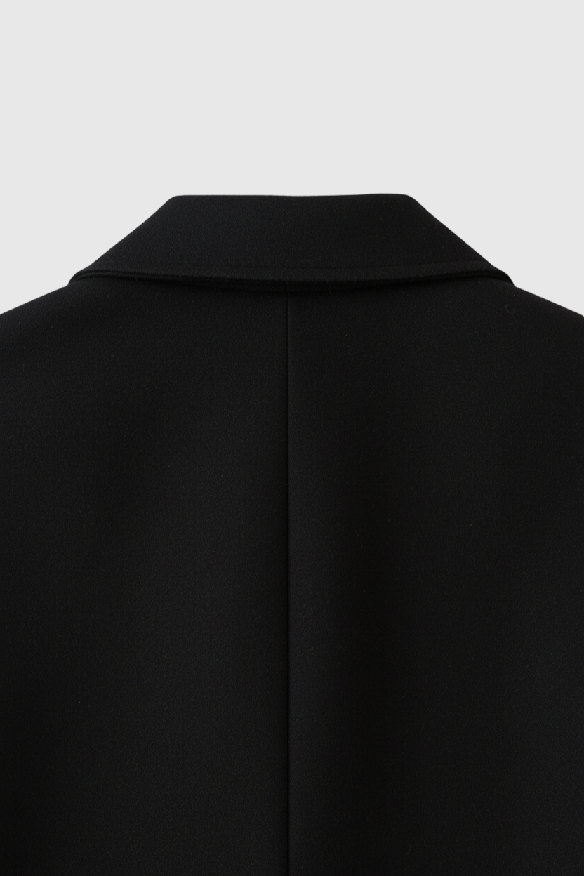 Nina | Casual Black Winter Coat - ginlerie 5
