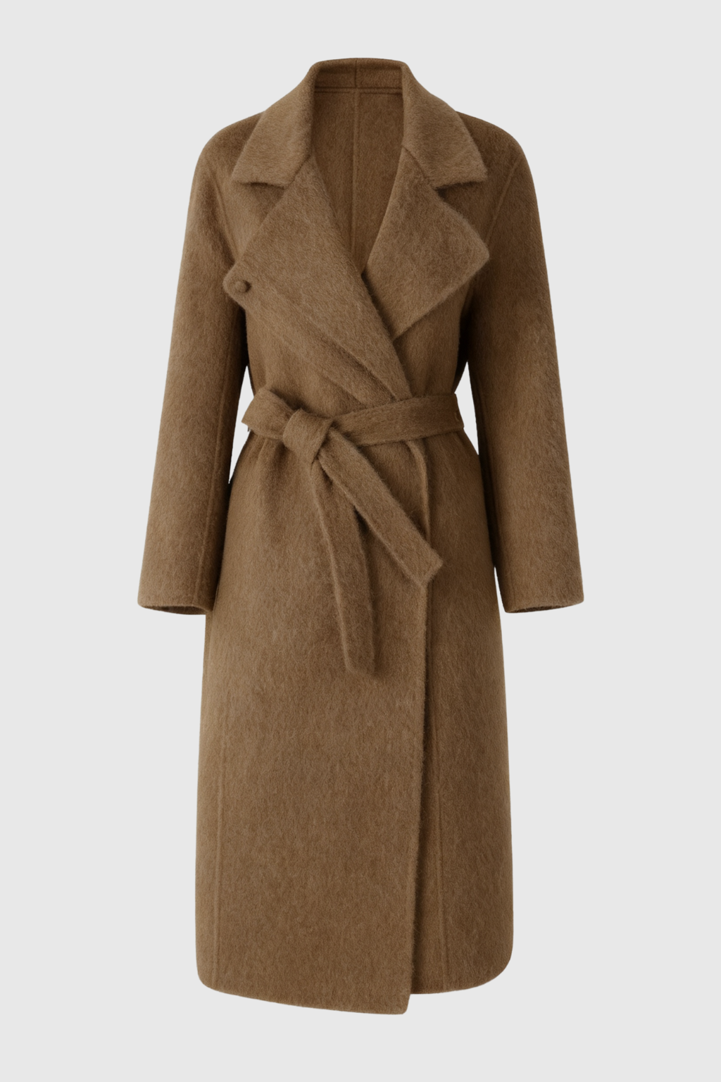Nina | Chic Brown Overcoat - ginlerie 0