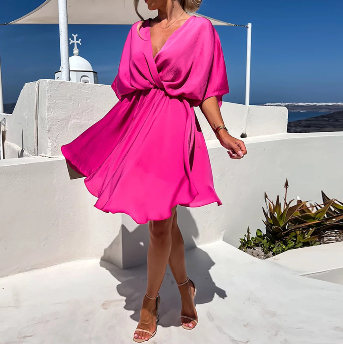 Nina | Chic Wrap Dress - ginlerie 0