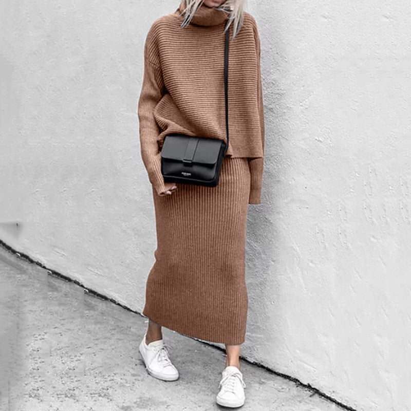 Nina | Cozy Pullover and Skirt Set - ginlerie 2