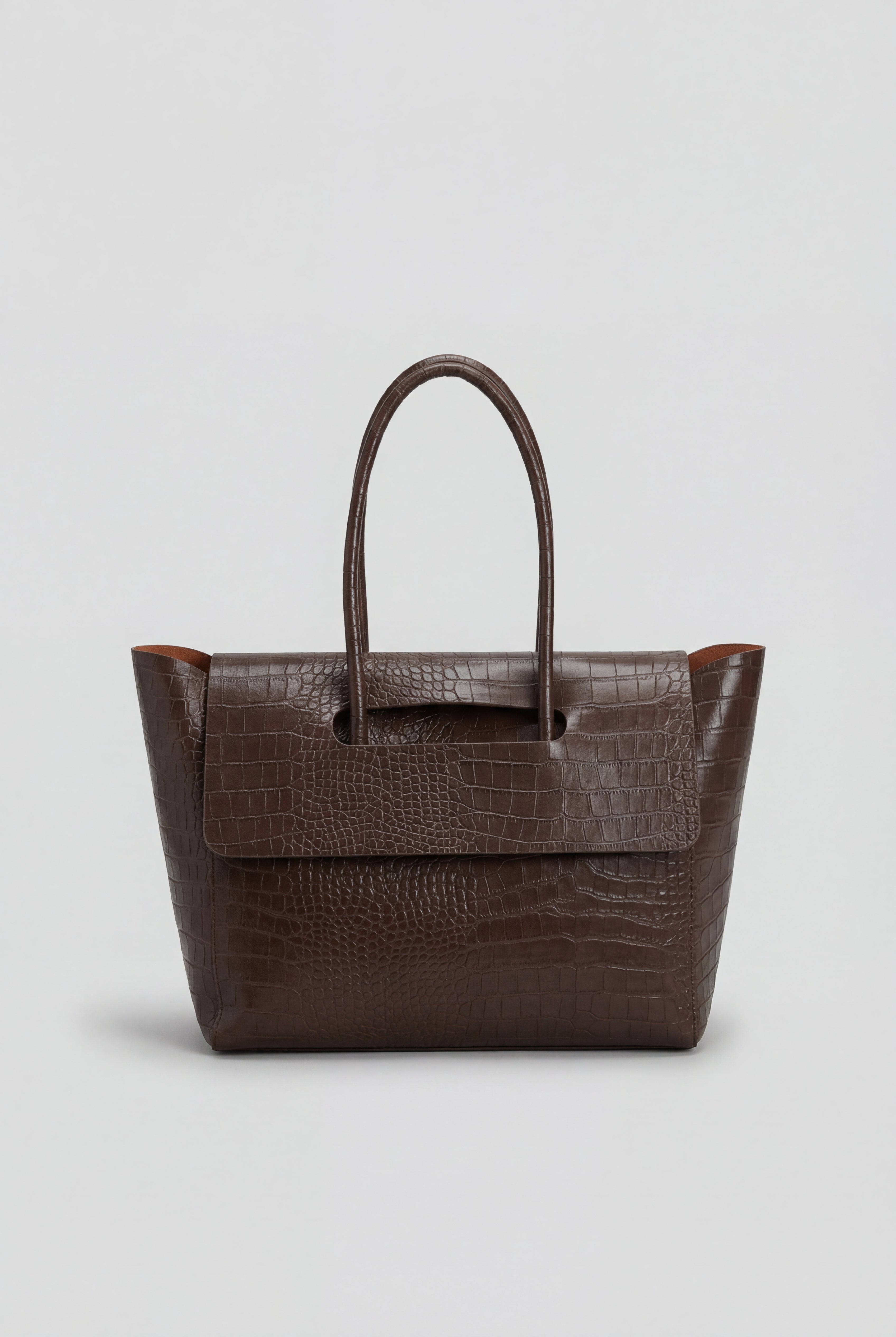 Nina | Crocodile Pattern Handbag - ginlerie 3