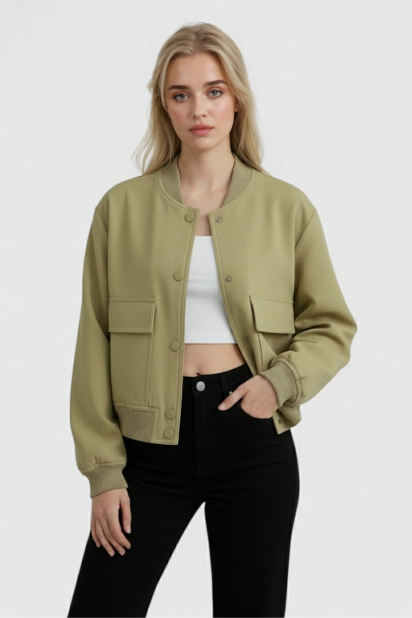 Nina | Elegant Bomber Jacket - ginlerie 1