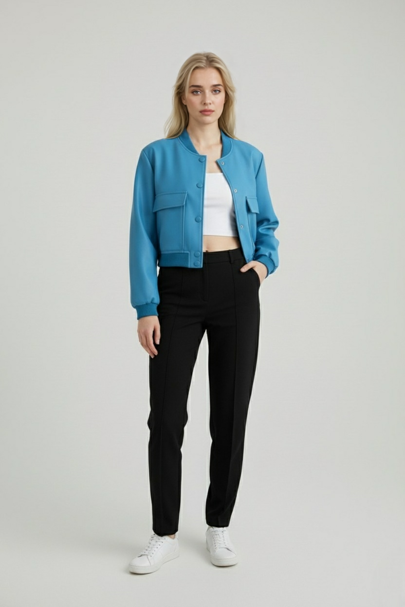 Nina | Elegant Bomber Jacket - ginlerie 2