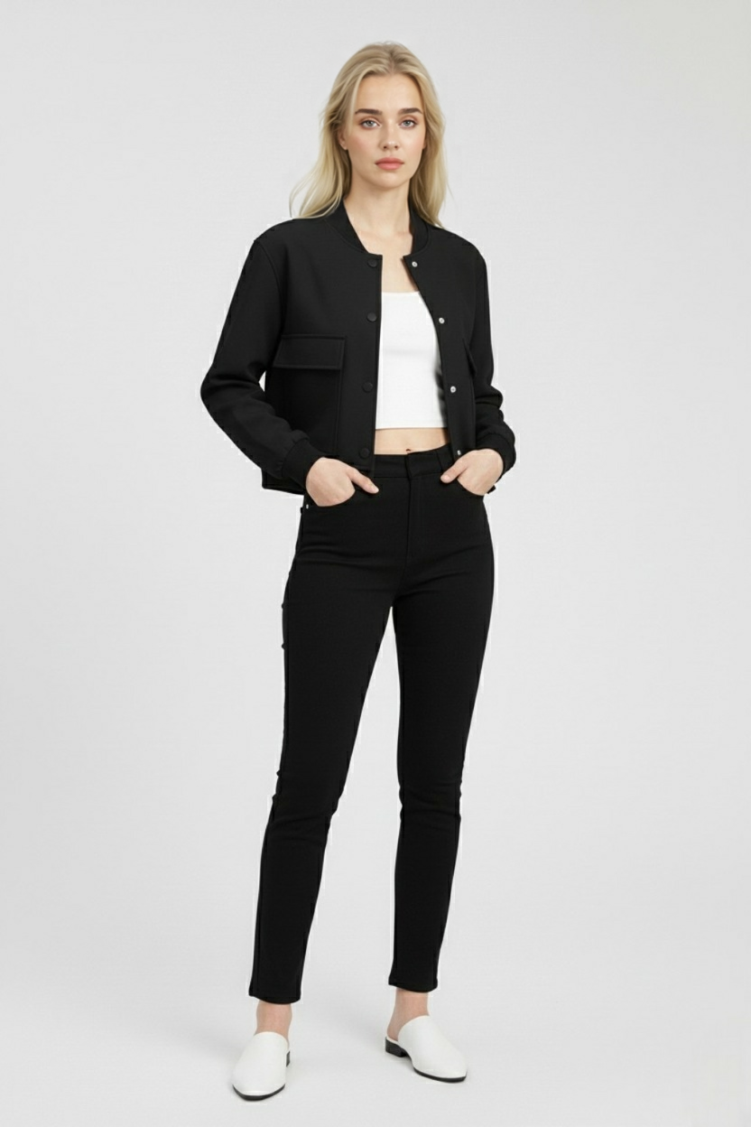 Nina | Elegant Bomber Jacket - ginlerie 2