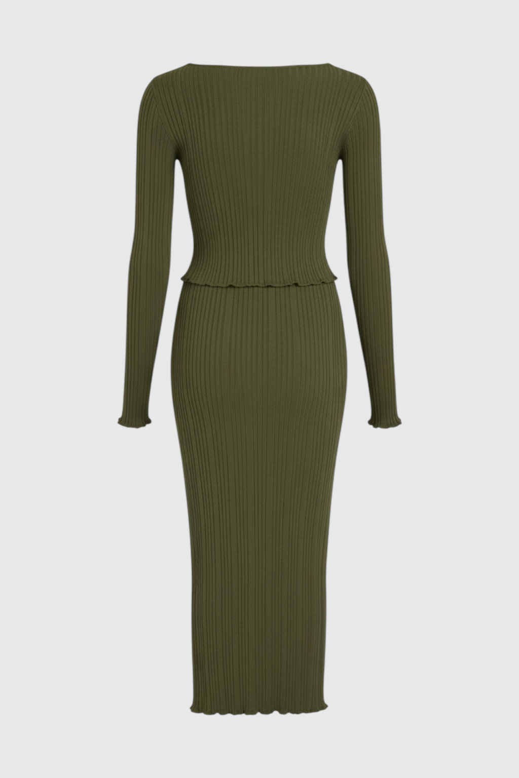 Nina | Elegant Knit Maxi Skirt Set - ginlerie 3