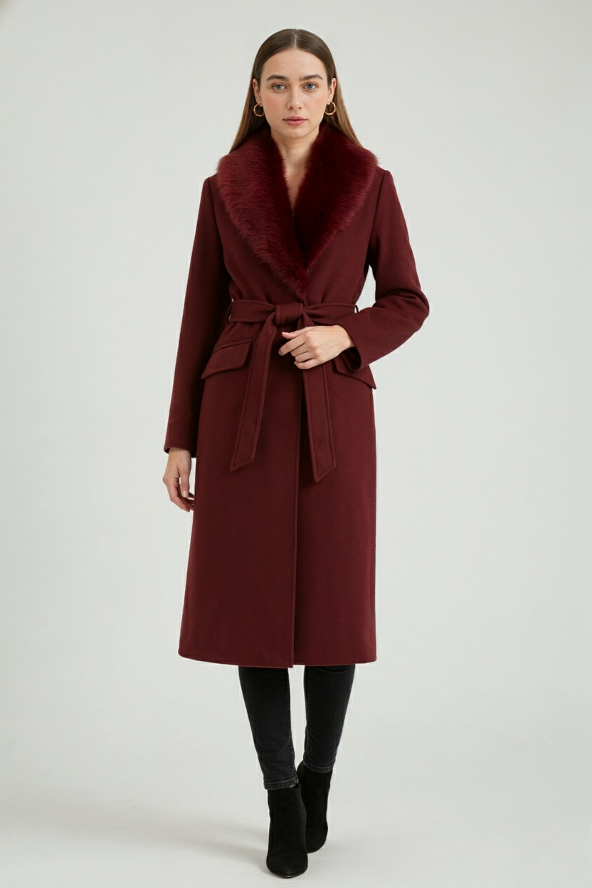 Nina | Elegant Long Coat - ginlerie 2