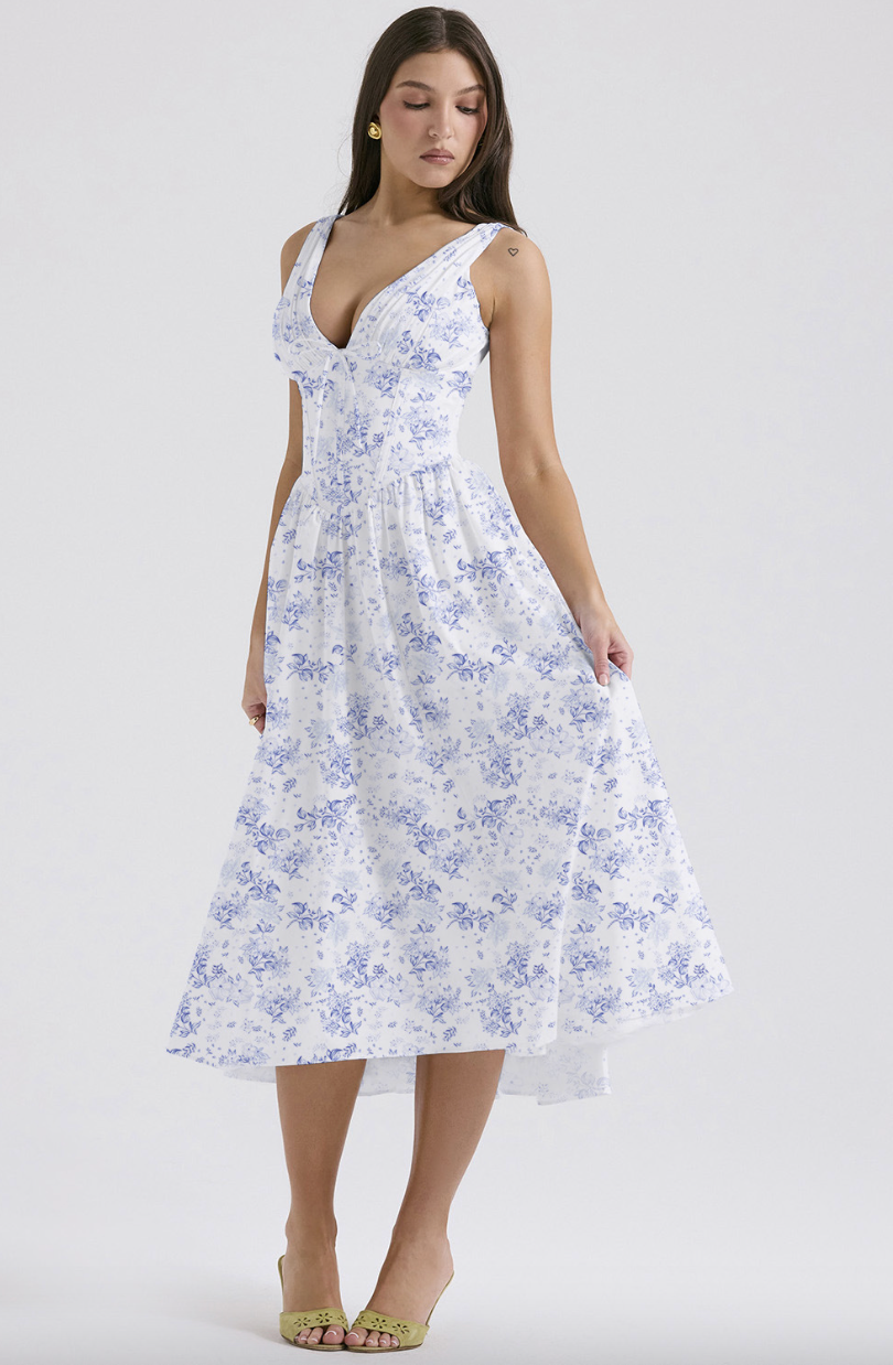 Nina | Elegant Midi Dress - ginlerie 10